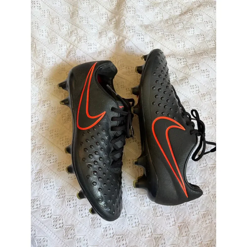 Nike Magista Onda II FG Soccer Cleats Black Orange Men's Size 5.5 EUR 38